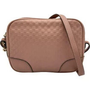 Gucci Guccissima Camera Bag Pink Leather Shoulder